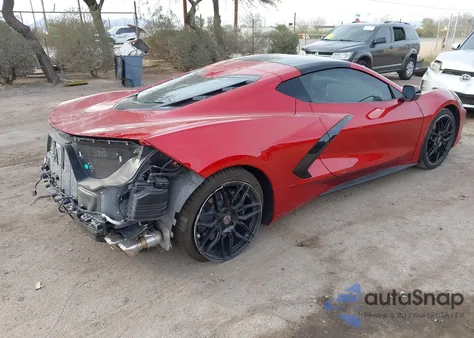 2021 Chevrolet Corvette Stingray Rwd 2Lt z USA, uszkodzony, nr VIN 1G1YB2D4XM5109749